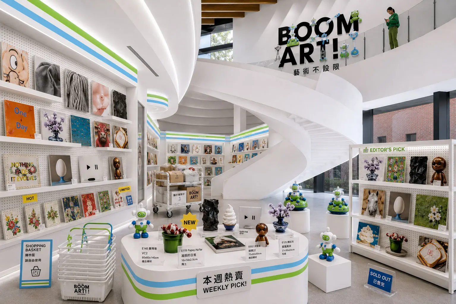 展區圖3 美術館便利商店